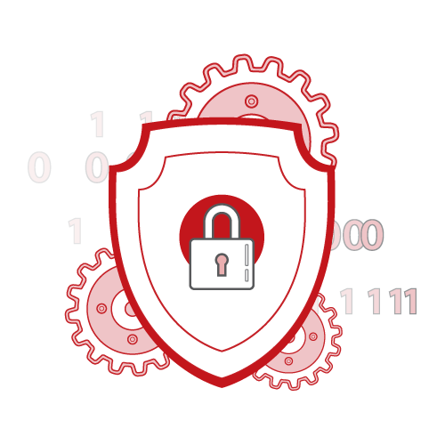 M-Secure Cybersecurity shield logo