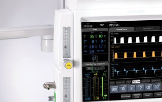 Anesthesia machine flow meter